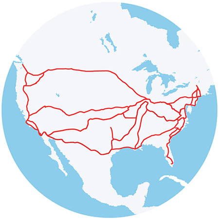 Interactive Trip Planning Map